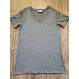 Discount Divas Boutique V-Neck Ribbed T-Shirt Dress Women's Size XL Blue‎